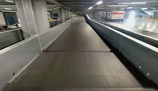 Como emendar o cinto logístico de Ammeraal do aeroporto
