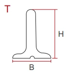 Grampo de PVC/PU/Parede Lateral/Guia