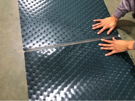 Como emendar a correia transportadora de pvc com pino redondo