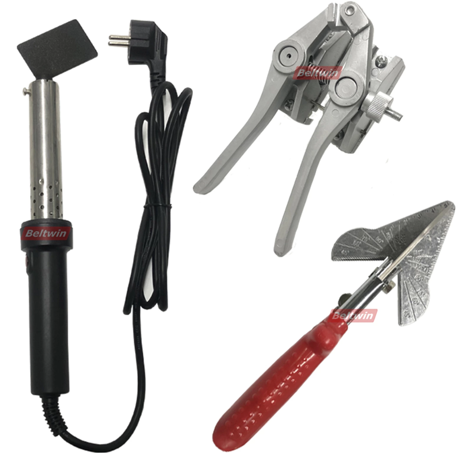 Kit de emenda de ferramenta de soldagem de correia V redonda PU