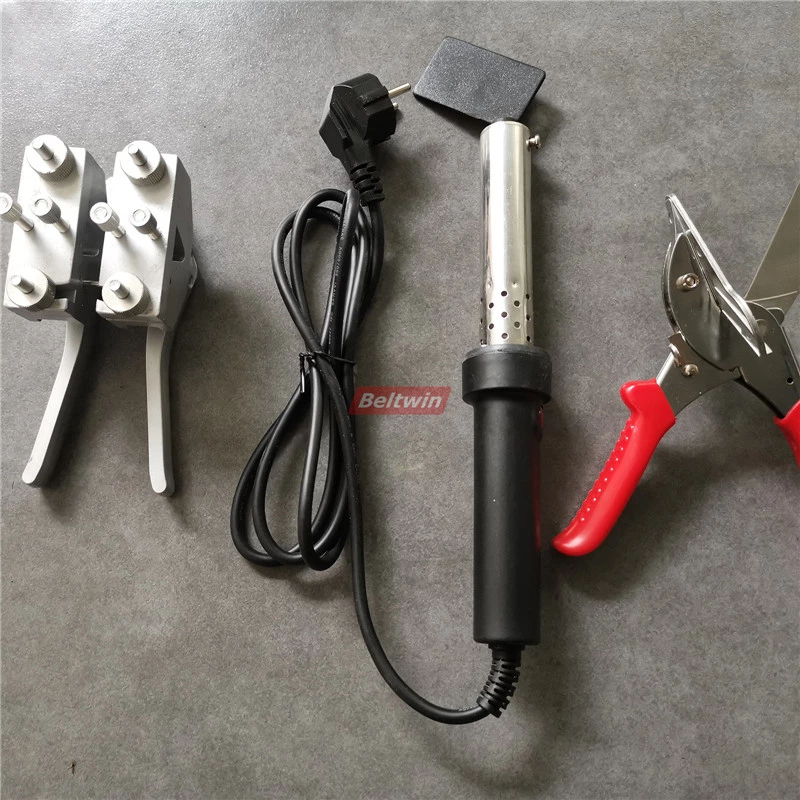 Kit de emenda de ferramenta de soldagem de correia V redonda PU