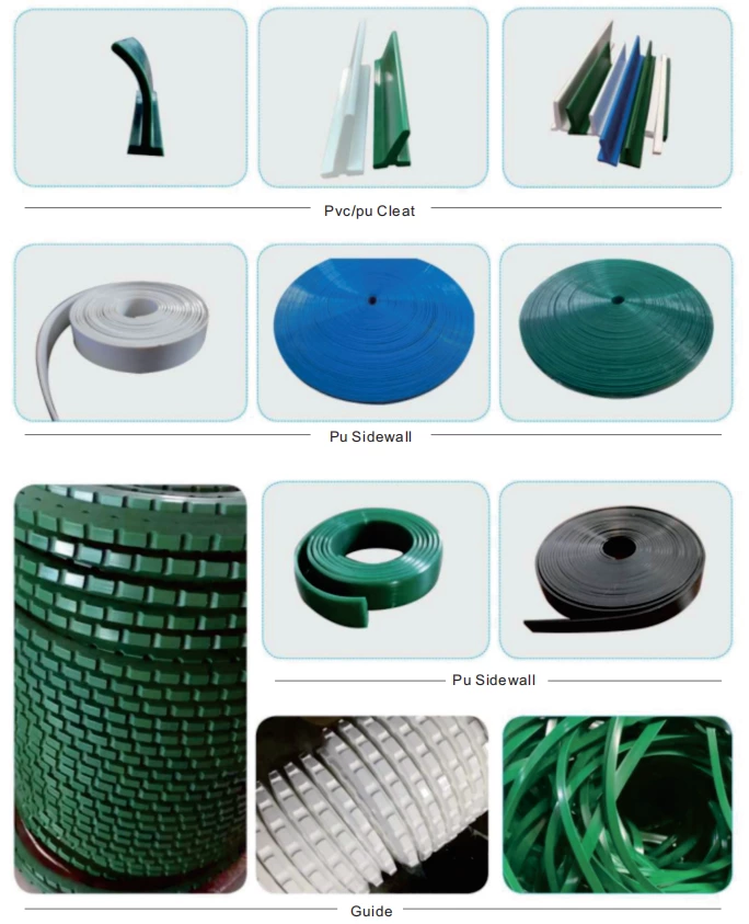 Grampo de PVC/PU/Parede Lateral/Guia