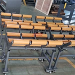 Rack com Rolos para Rolos de PVC PU Material da Correia Transportadora