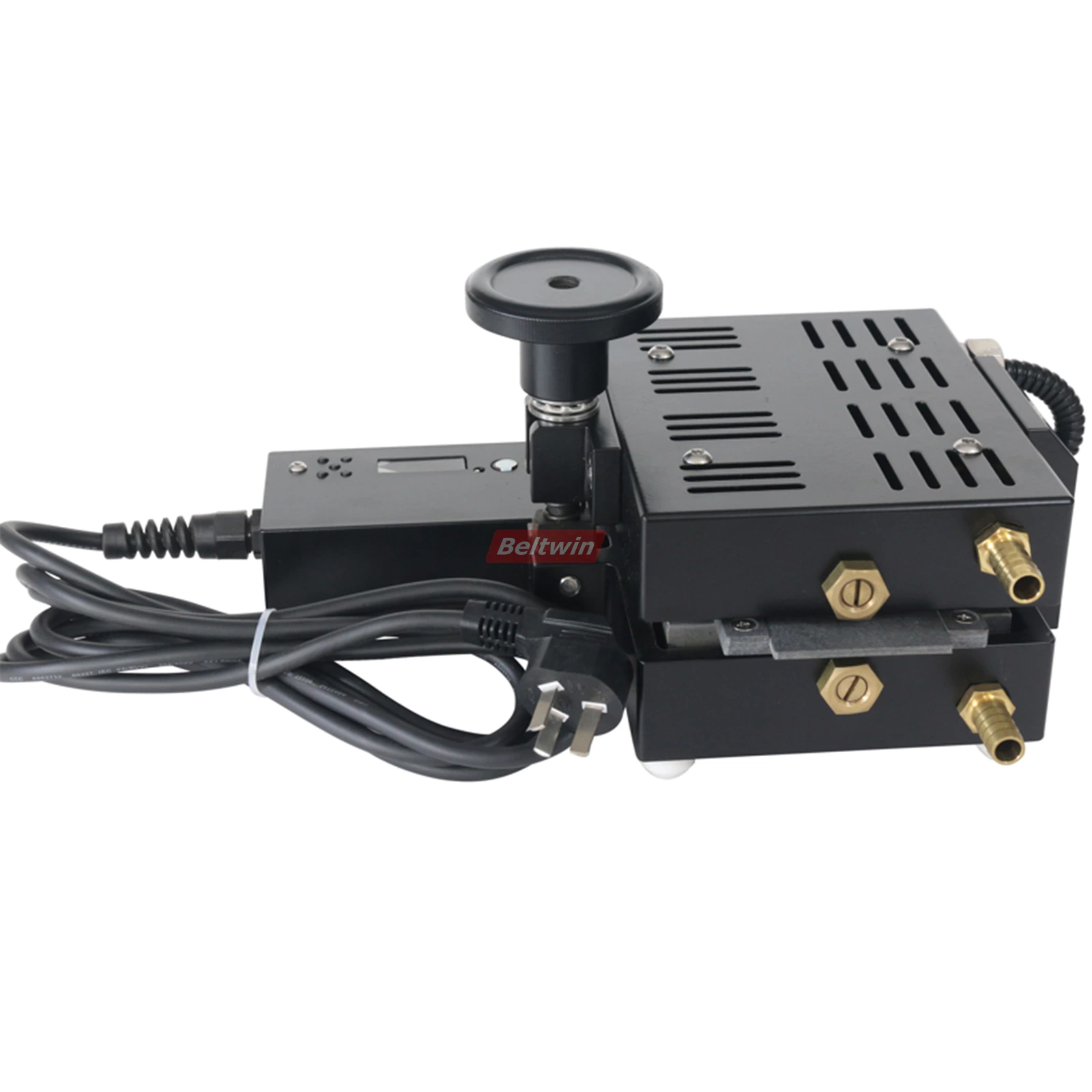 Prensa de braçadeira de aquecimento para 110 mm de largura Correia tangencial de emenda de metal, correia de máquina, correia de transporte e processo