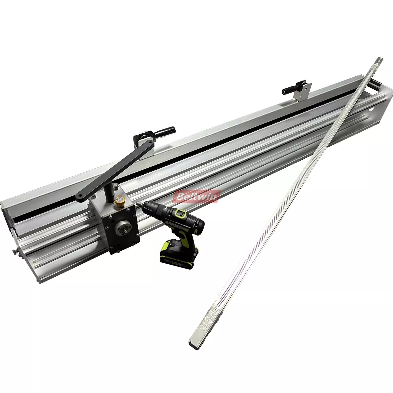 Roller Lacer com furadeira elétrica KA600-1500 para emenda mecânica de correia transportadora