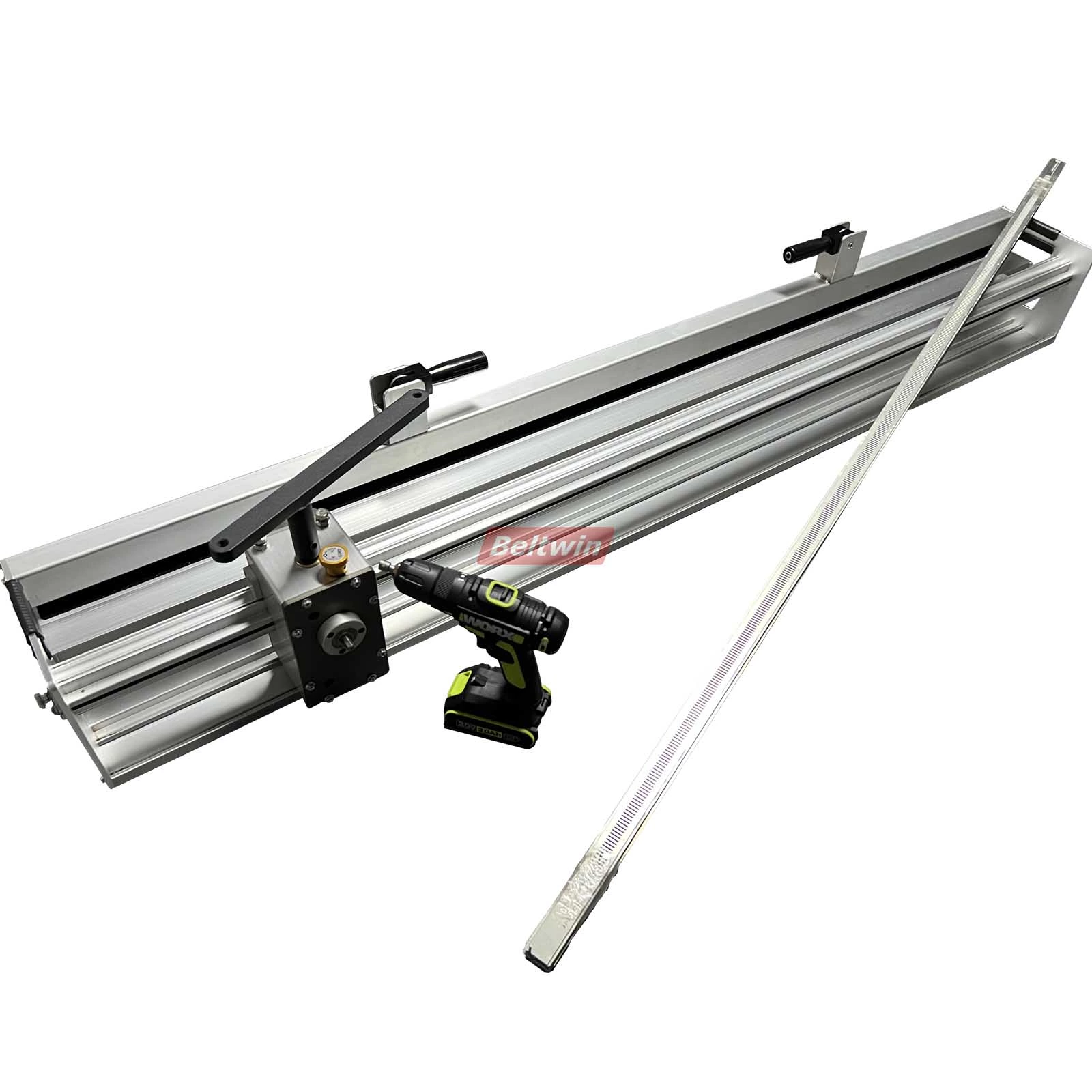 Roller Lacer com furadeira elétrica KA600-1500 para emenda mecânica de correia transportadora