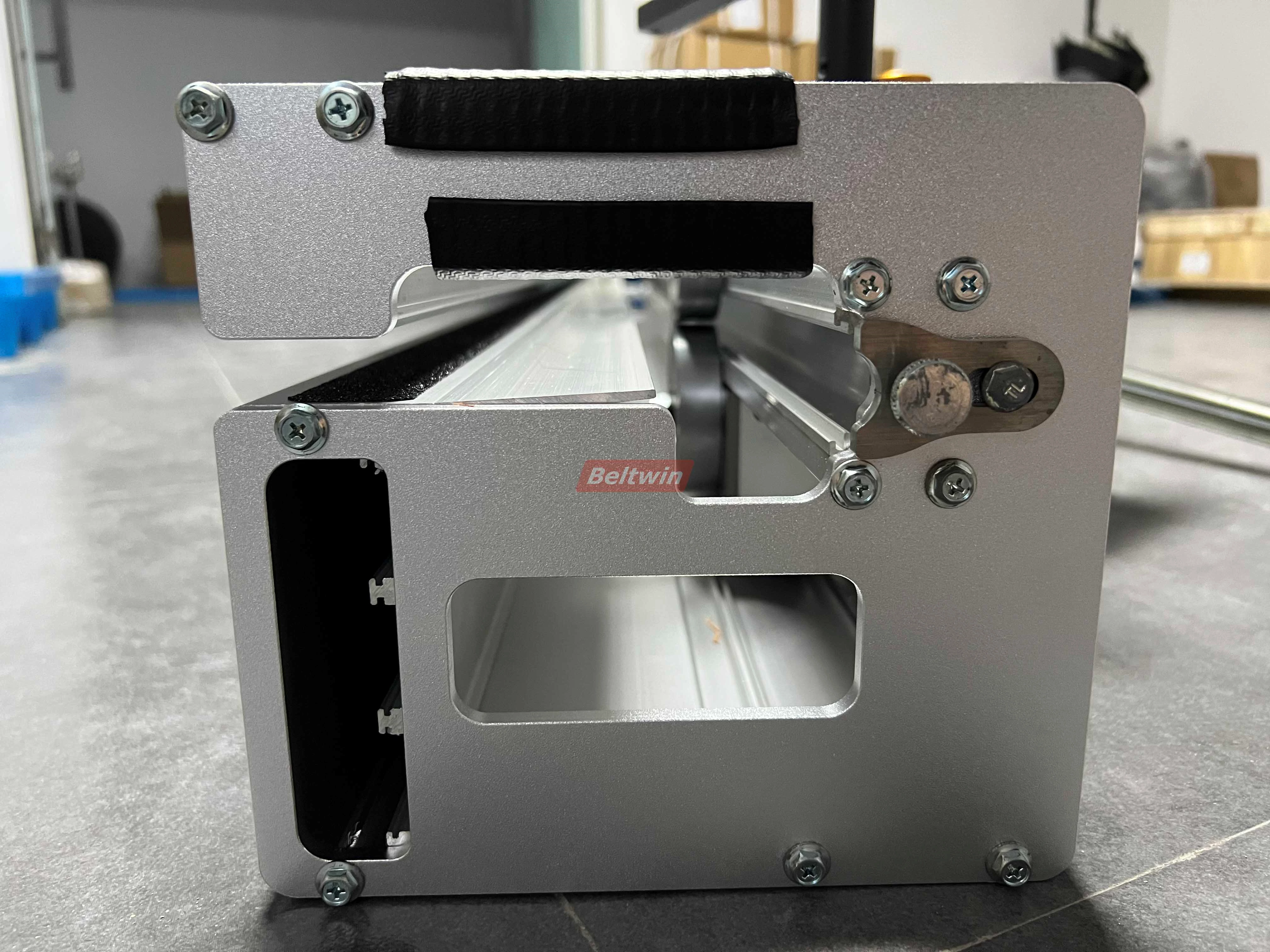 Roller Lacer com furadeira elétrica KA600-1500 para emenda mecânica de correia transportadora