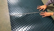 Correia transportadora de PVC com pino redondo emenda por rolo lacer
