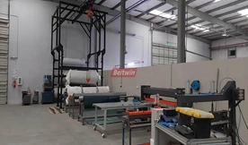 Solução Total de Oficina de Fabricação de Correias Transportadoras para cliente na Arábia Saudita