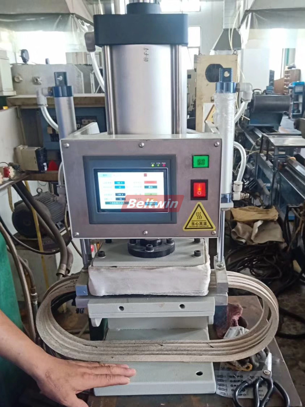 Máquina de impressão de correia dentada 120mm