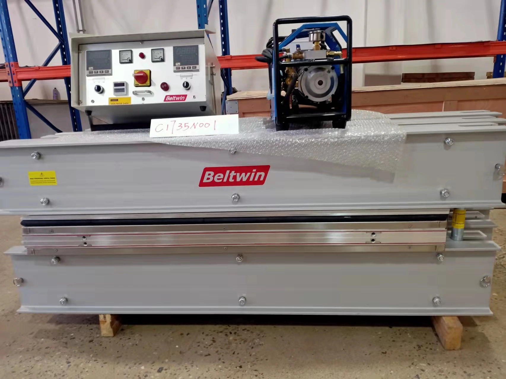 Diário de entrega (Vulcanizer DSLQ-S 2756 690mmx1420mm para o Canadá) 2022.4.14