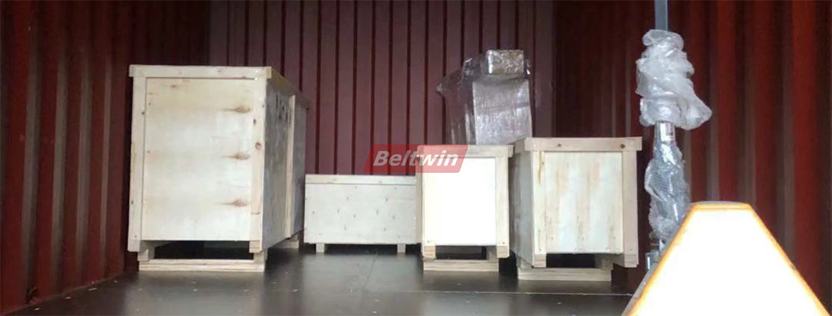 Solução total de oficina de correia transportadora para cliente da Argélia