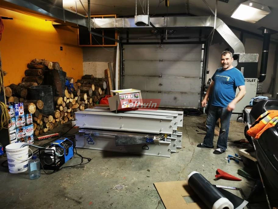 Diário de entrega (Vulcanizer DSLQ-S 2756 690mmx1420mm para o Canadá) 2022.4.14