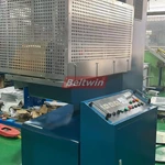 Máquina de soldadura de alta frequência QA-2000 para presilha de correia em PVC PU, guia em V, parede lateral