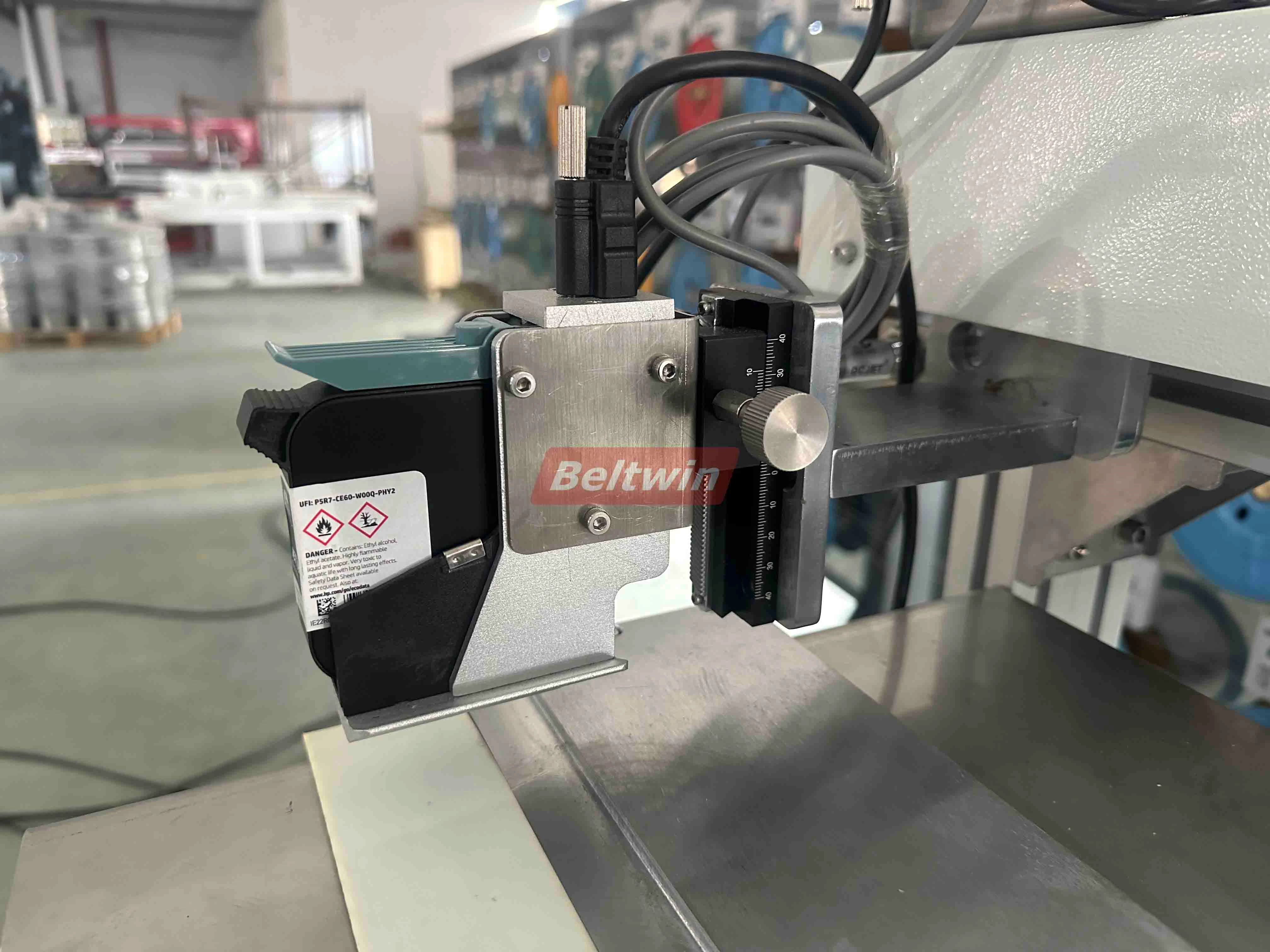 Máquina de impressão de correia dentada em PU