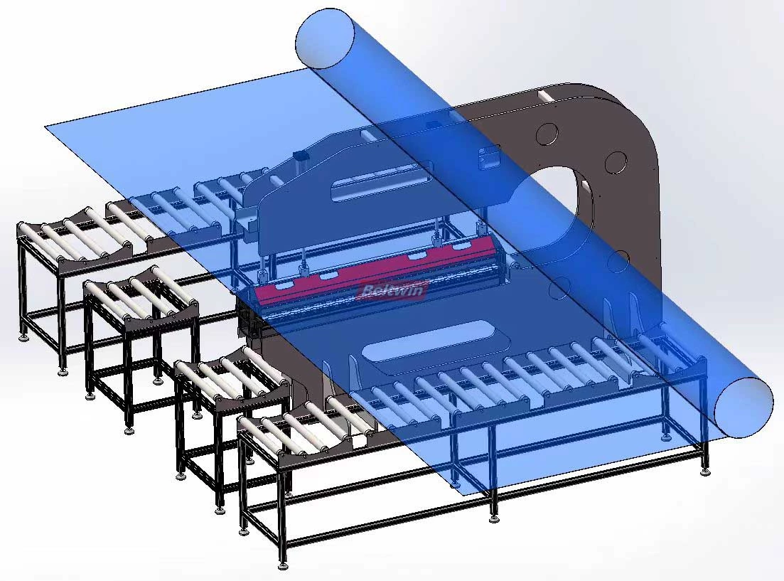 Correia transportadora em PVC PU com prensa de emenda de arrefecimento a ar para juntas longitudinais