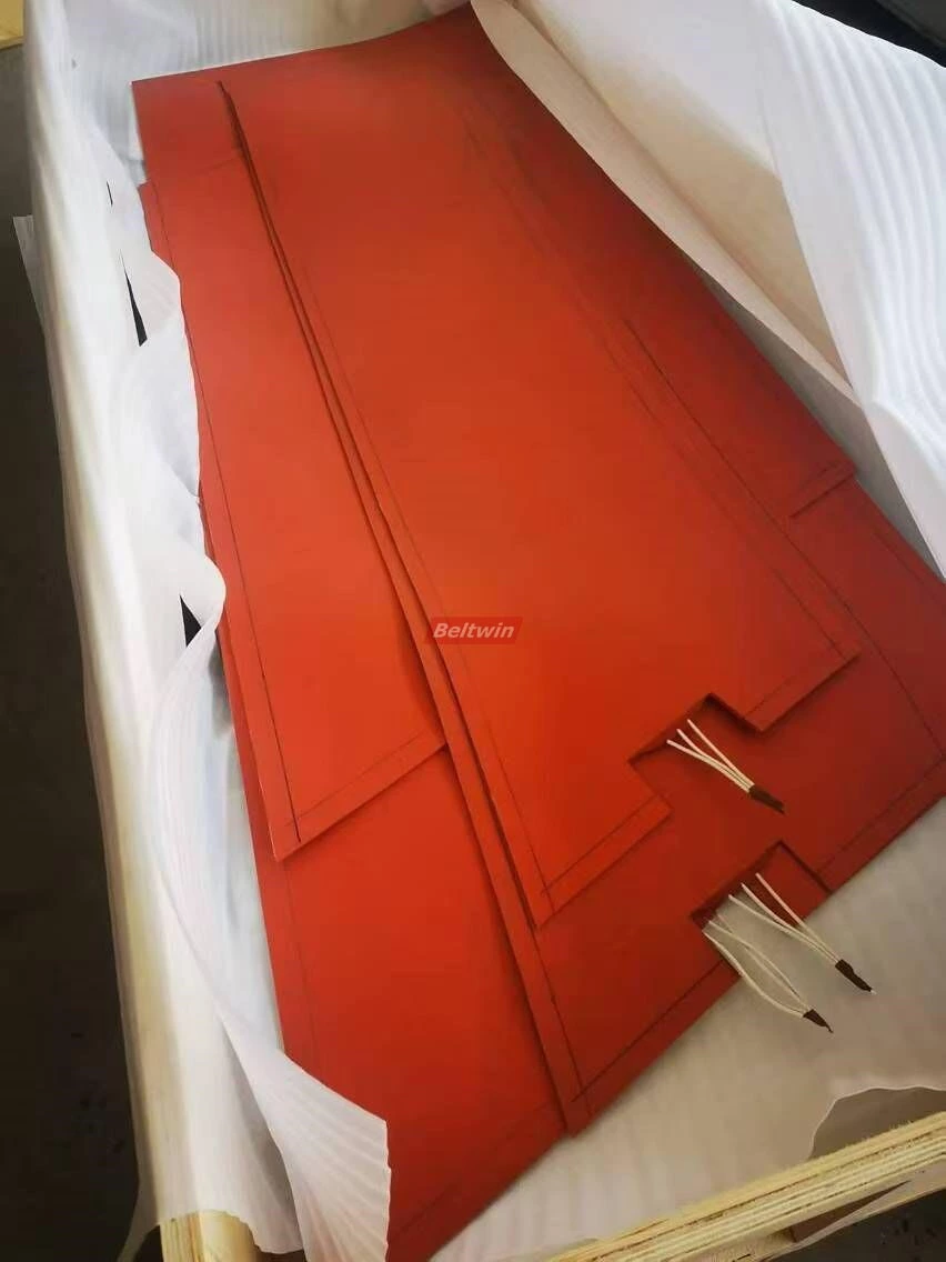 Peças de elemento de aquecimento em silicone para vulcanizador de correia transportadora de borracha