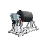 Enrolador de correia de borracha para serviços pesados