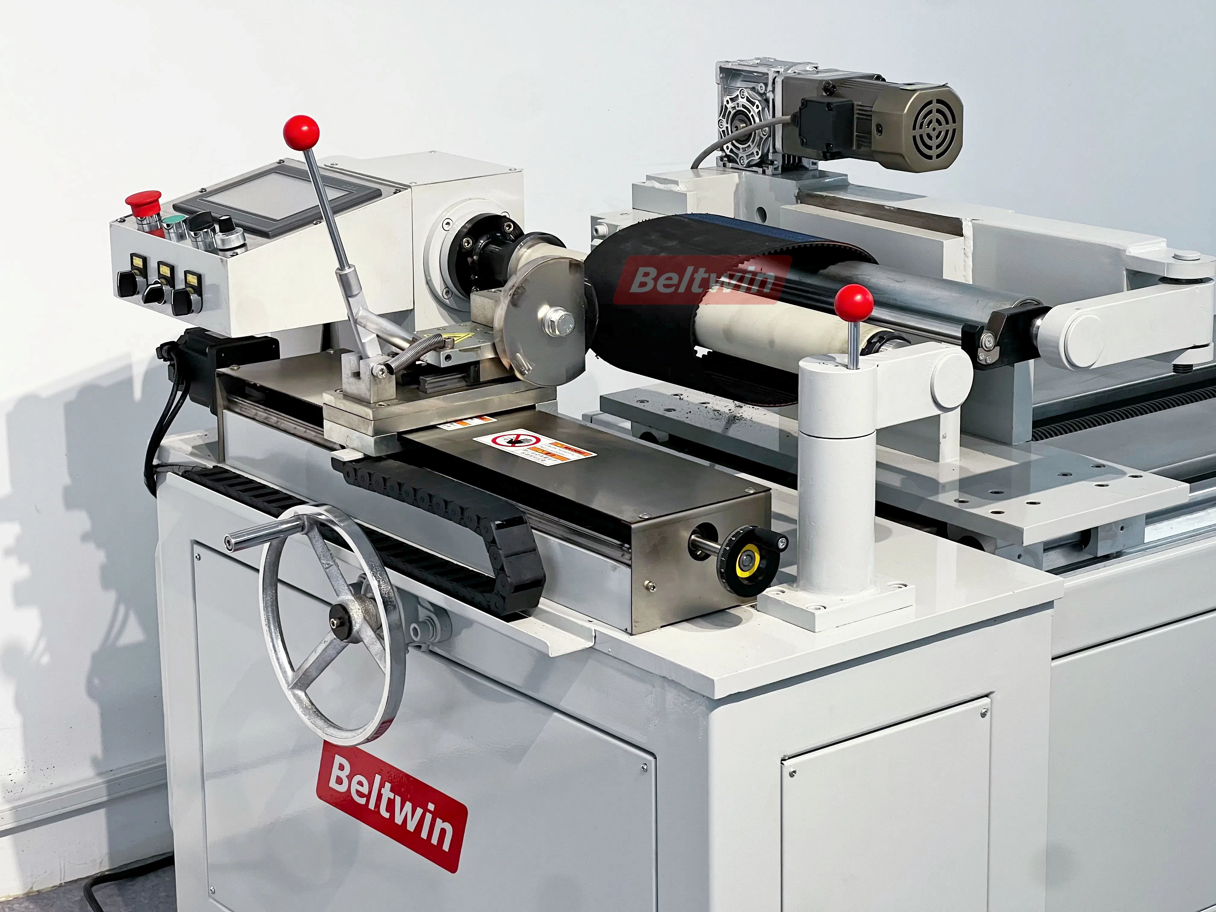 Semi-Automatic Endless Belt Slitter – Specialized for Cutting Timing Belt Sleeves and Flat Belts in Workshop