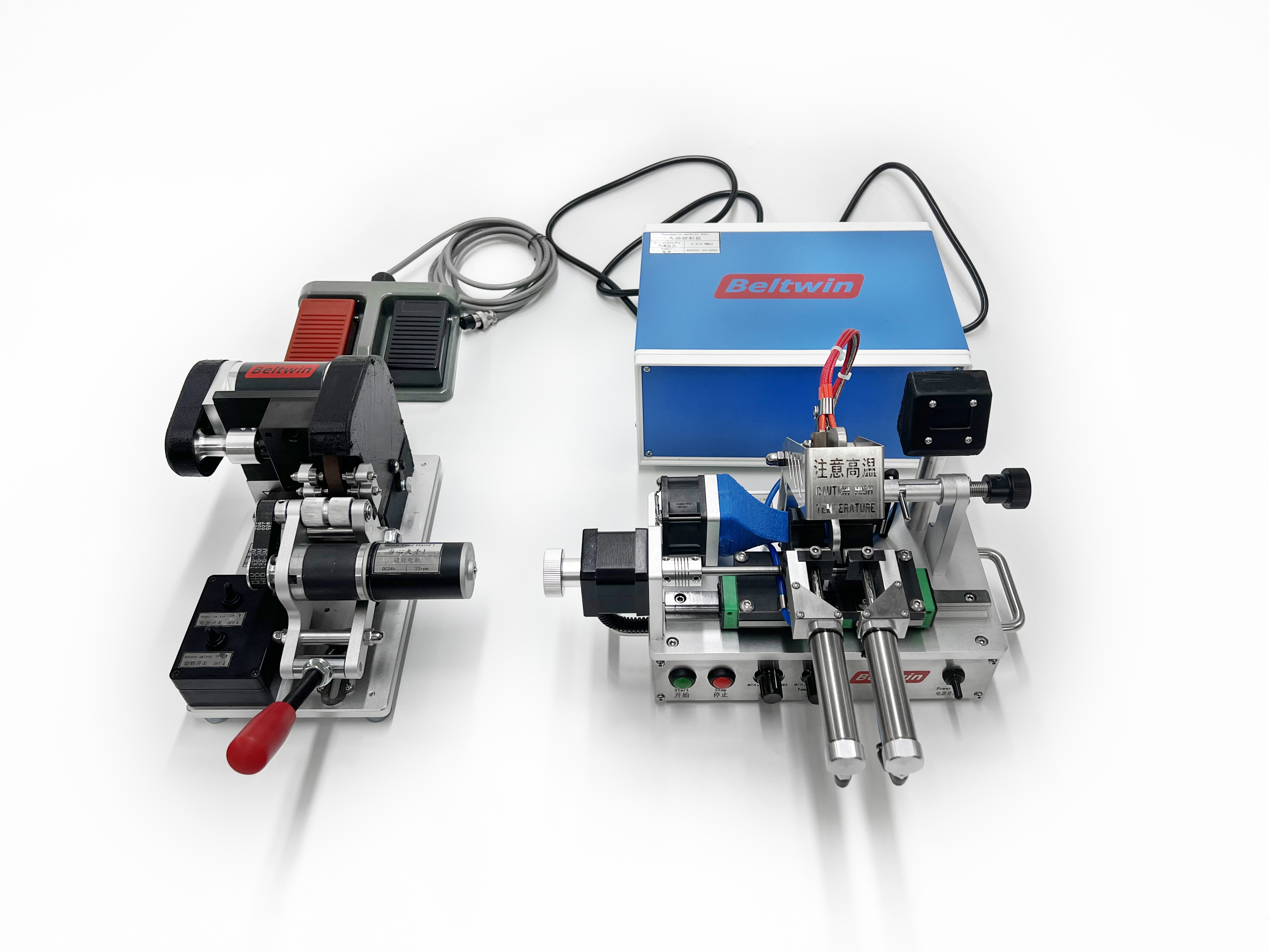 Semi-automatic Professional PU Round V-Belt Welding Splicing Kit Cutter for High Temperature Welding Tool