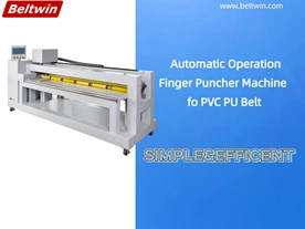 Máquina automática de perfuração do dedo do cinto do PU do PVC